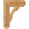 Ekena Millwork Olympic Craftsman Rough Sawn Bracket, Western Red Cedar, 4"W x 14"D x 18"H BKT04X14X18OLY04RWR - alternate 4